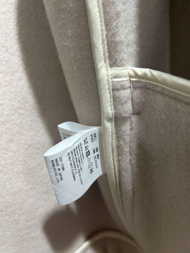 ジャケット・アウター HYKE DOUBLE FACE DUFFEL JACKET