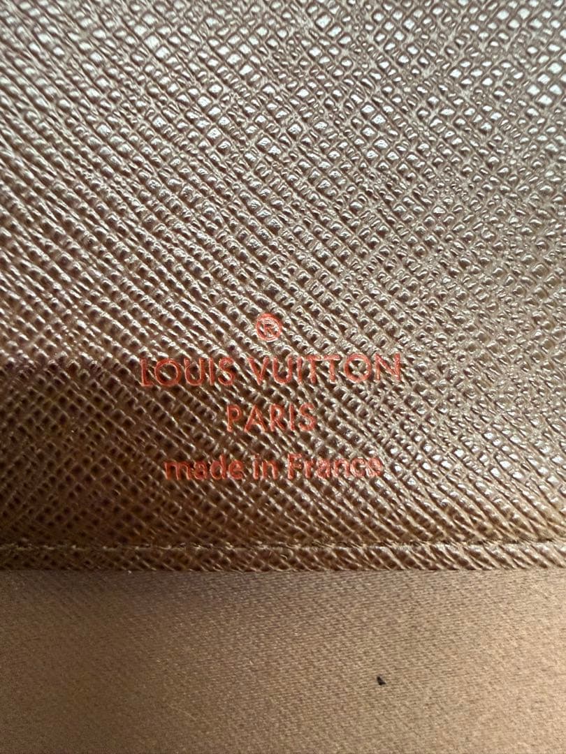 LOUIS VUITTON ダミエ がま口二つ折り財布