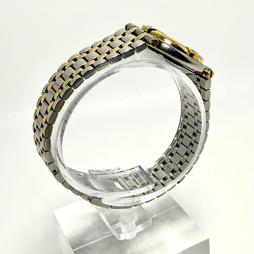 【稼働】GUCCI 9000 L デイト レディース 新品電池 自社ベルト