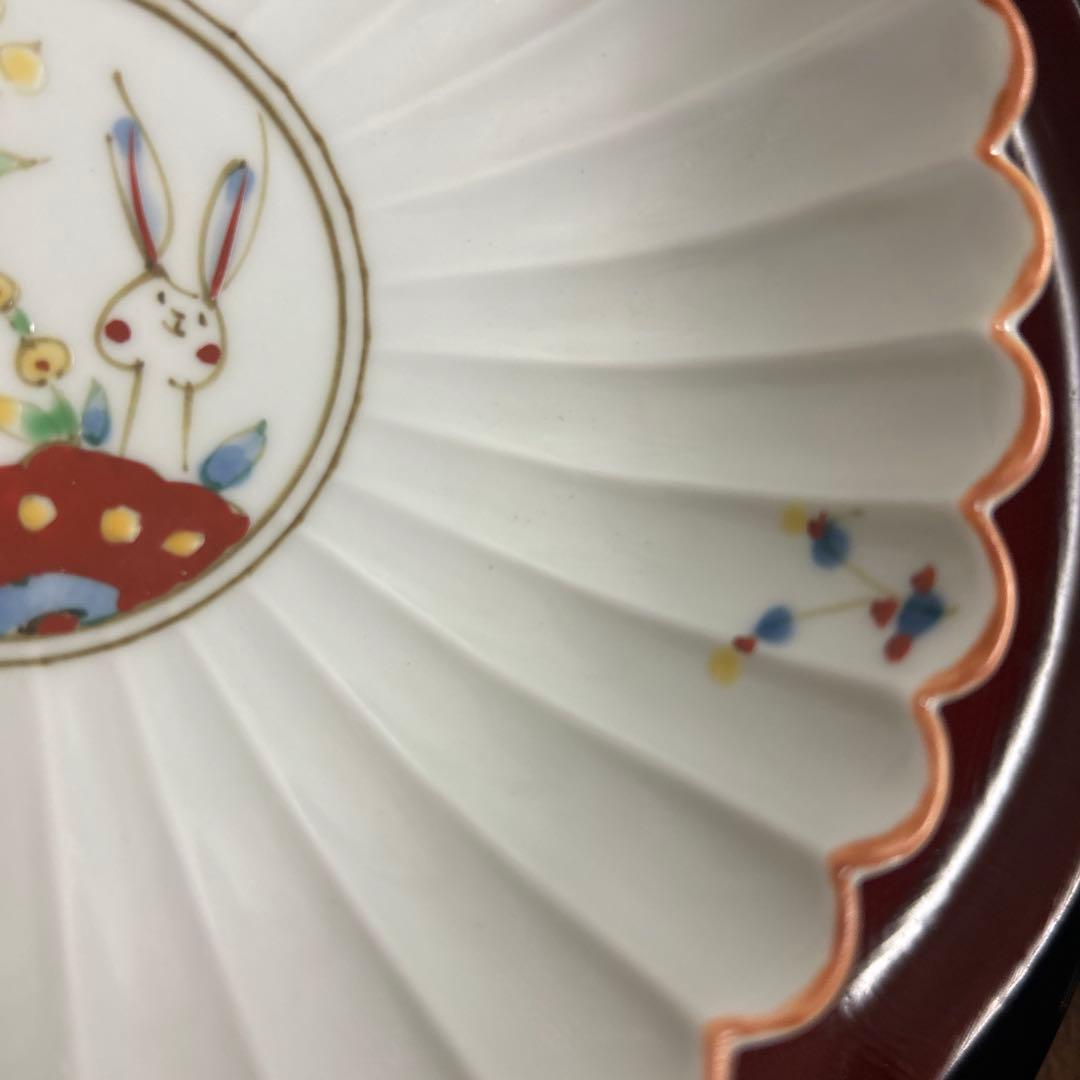 作家　陶芸作家　空萌工房 うさぎ 田口紀美子　菊割鉢