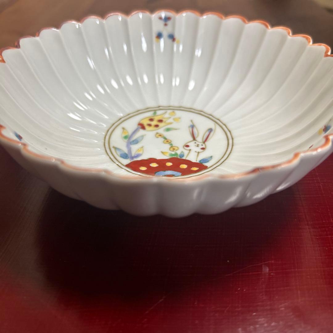 作家　陶芸作家　空萌工房 うさぎ 田口紀美子　菊割鉢