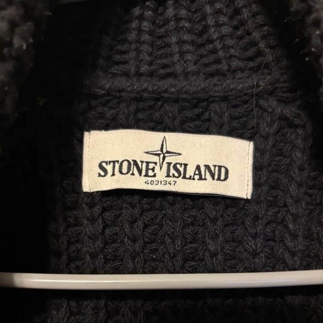 STONE  ネイビー ニットカーディガン