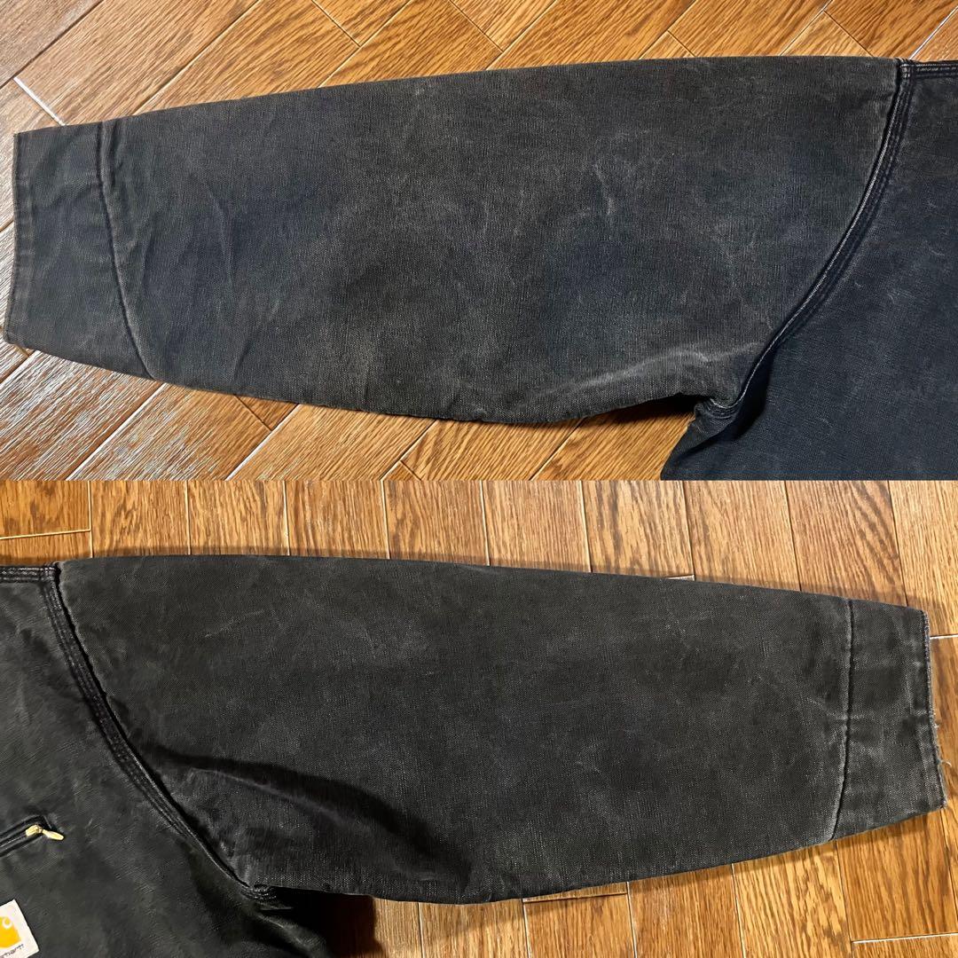 【最初期】 カーハート デトロイトジャケット JB105 ブラック 50(XL)