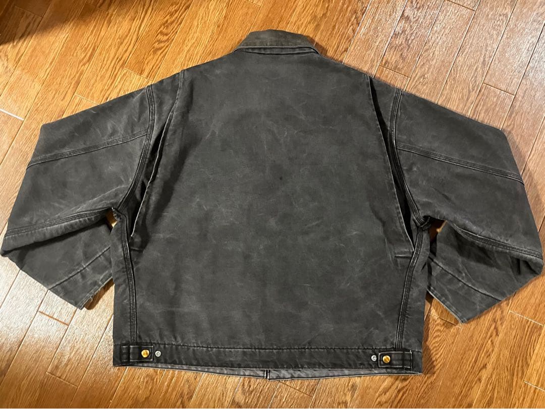 【最初期】 カーハート デトロイトジャケット JB105 ブラック 50(XL)