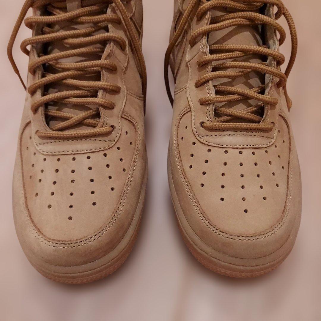 【美品】Nike Air Force 1 ベージュ スニーカー