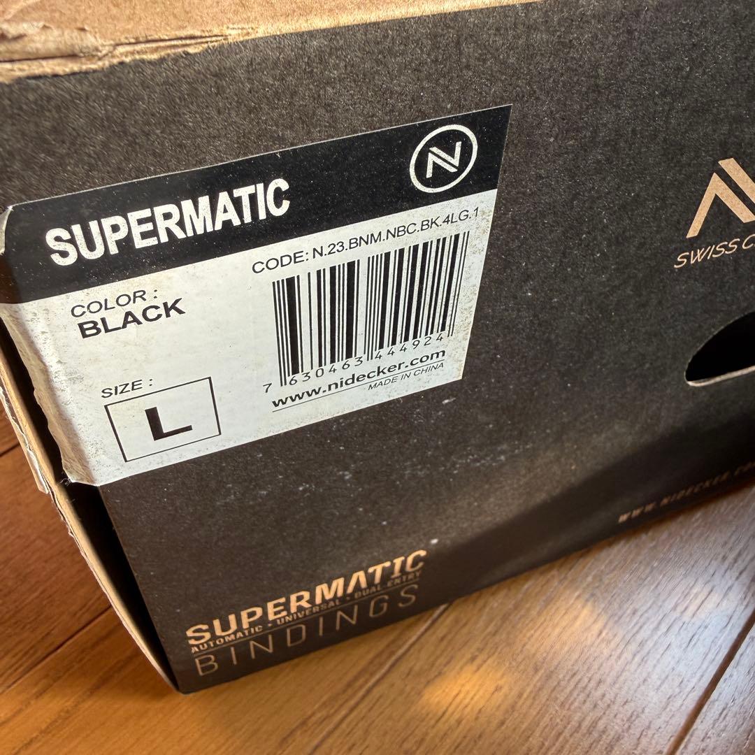 NIDECKER SUPER MATIC スーパーマチック Lサイズ ブラック