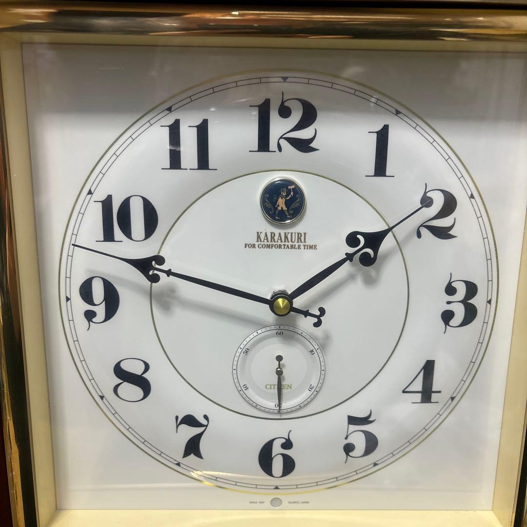 T*a様 ジャンク CITIZEN KARAKURI からくり時計 掛け時計