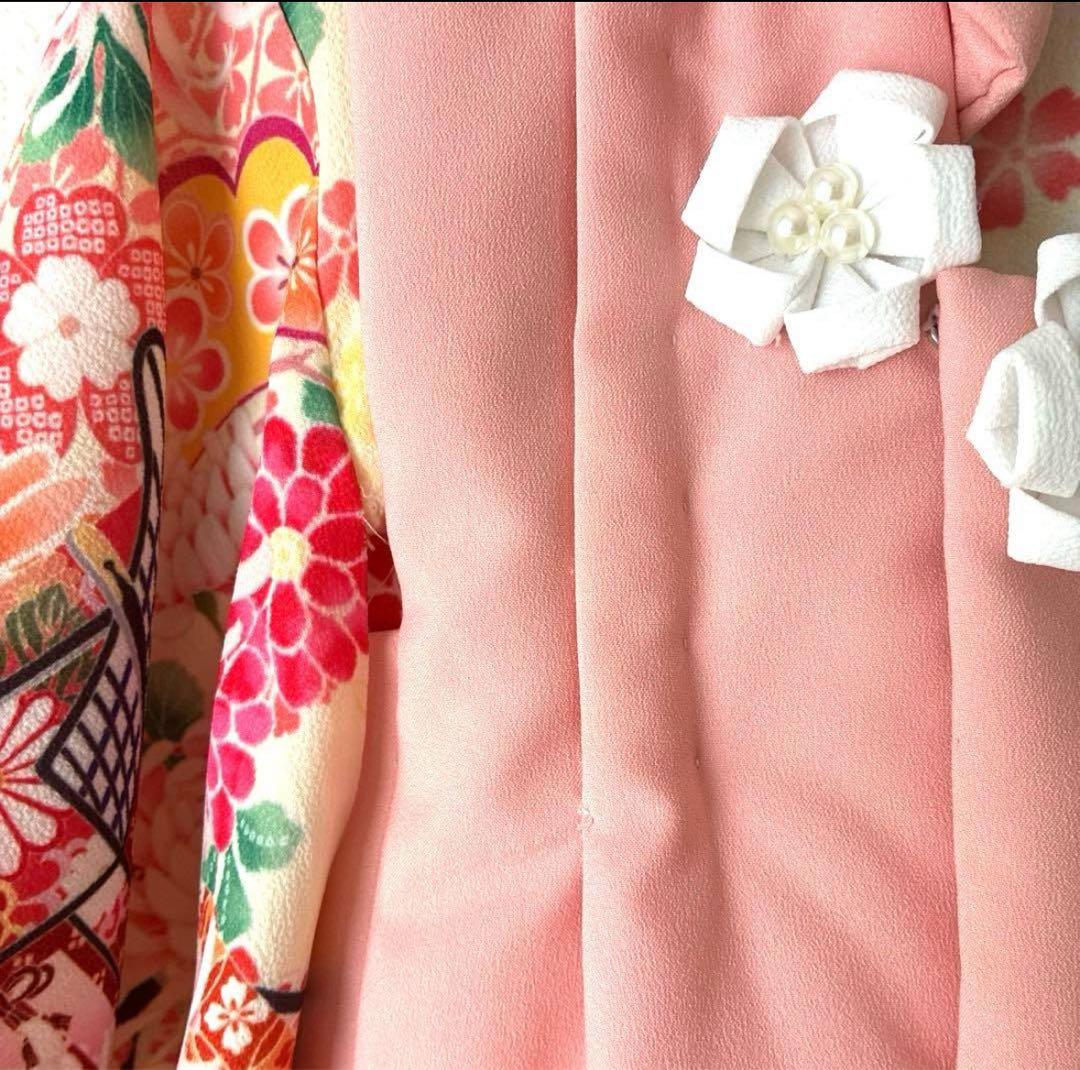 5分着脱♪ 草履上履き＆靴下＆髪飾セット♪3歳　七五三