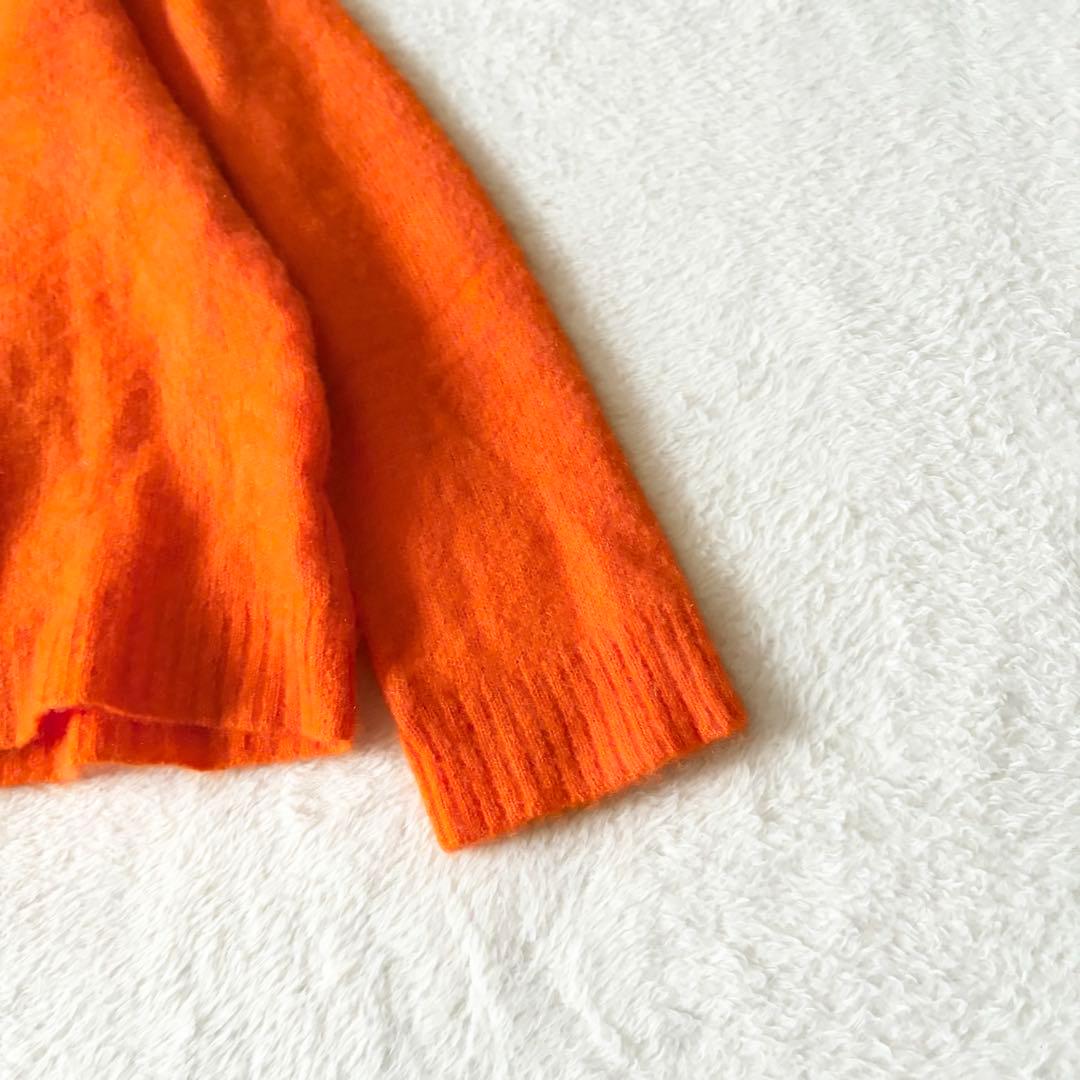5559 美品✨ ドゥロワー タートルネックセーター ニット カシミヤ オレンジ