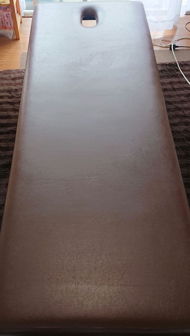 施術用 高田ベッド 上下昇降可能 手動 有孔ボディーベッド ４本足