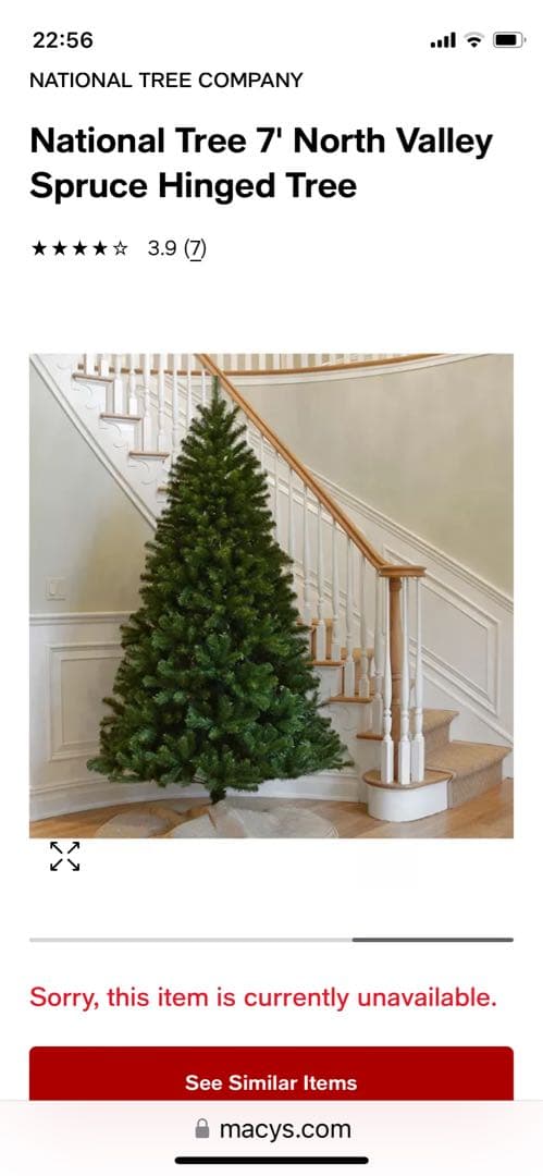 新品未使用 National Tree Company クリスマスツリー 7ft