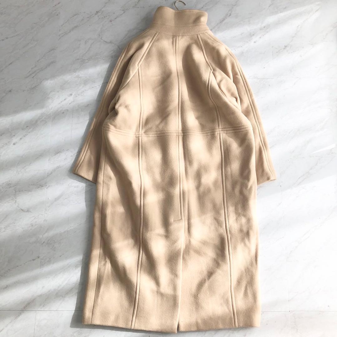 美品❤️スローブイエナ　パイルメルトンスタンドコクーンコート　ベージュ　M