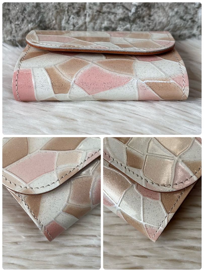【新品未使用】コトカル　ステンドレザー　ミニ財布