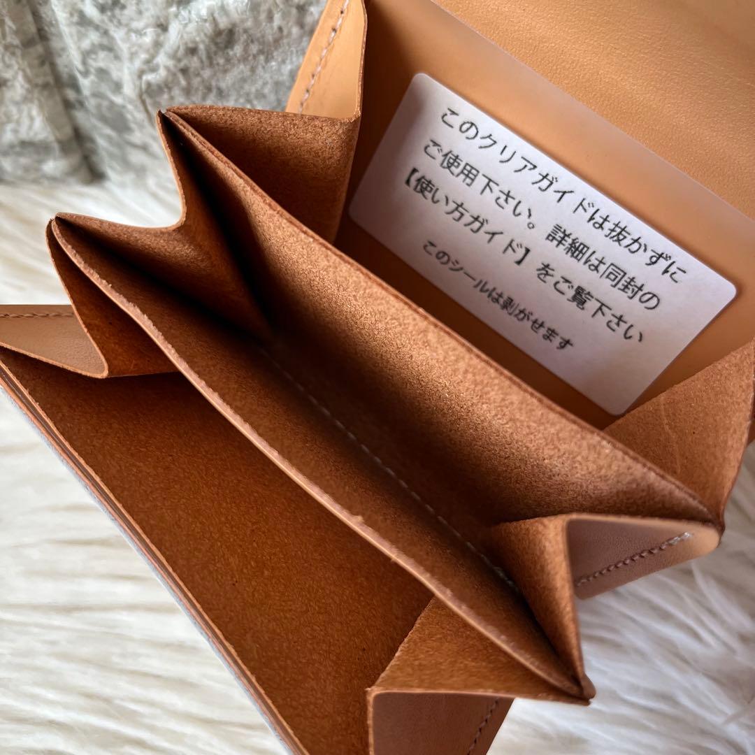 【新品未使用】コトカル　ステンドレザー　ミニ財布