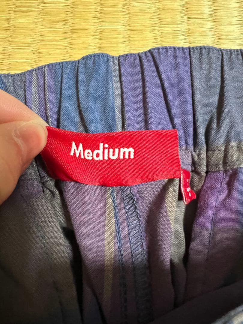 supreme チェックパンツ
