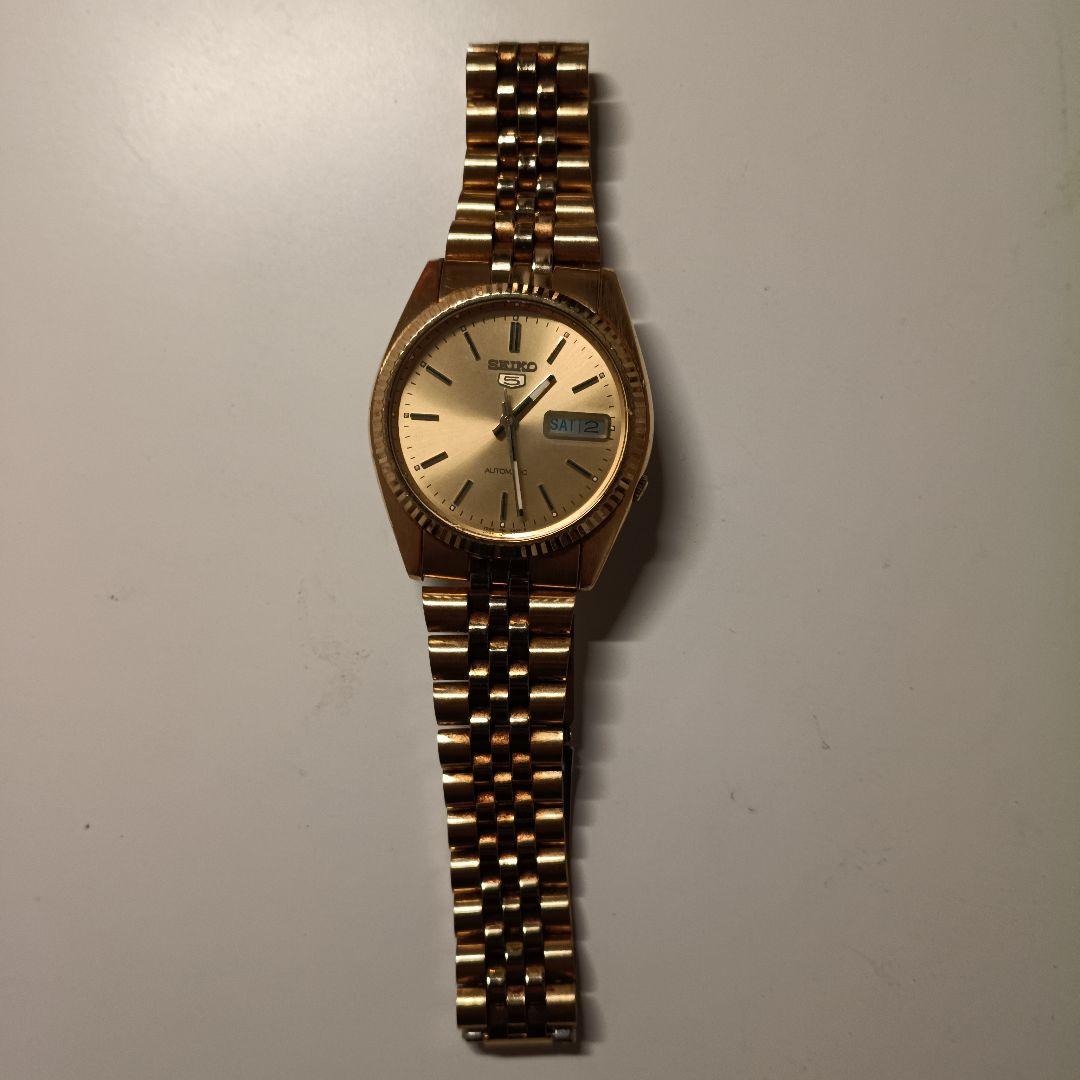 SEIKO ゴールド アナログ時計