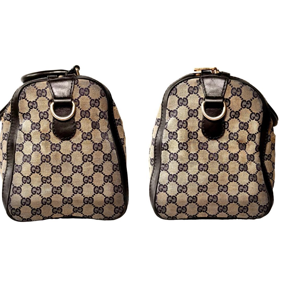 GUCCI　グッチ　GGキャンバス　ボストンバッグ　２way　シェリーライン
