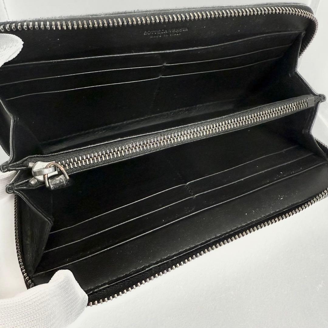 ✨️美品✨️ボッテガヴェネタ ロングウォレット 長財布 ラウンドファスナー 黒