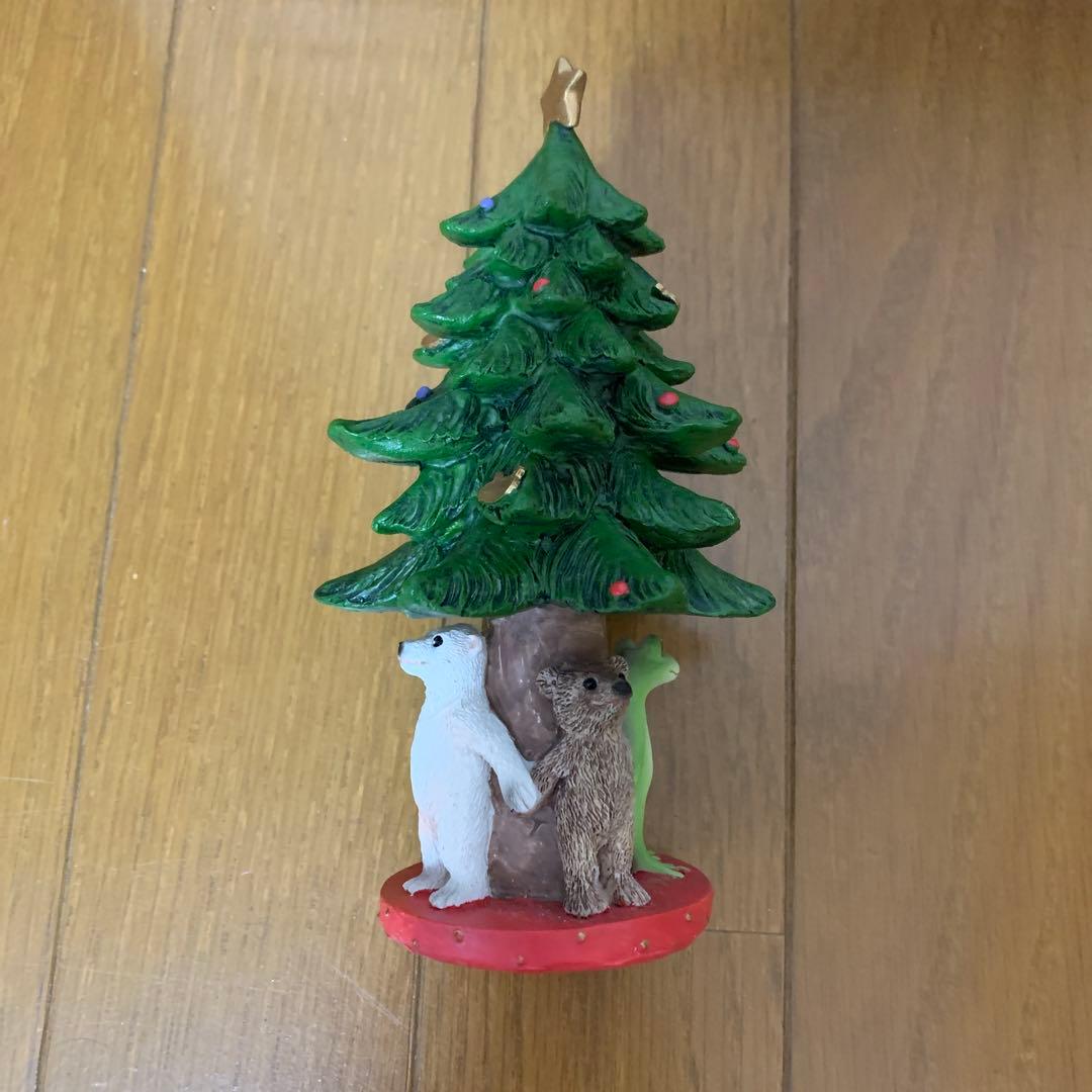 コポー　カエル　クリスマスツリー 約13cm
