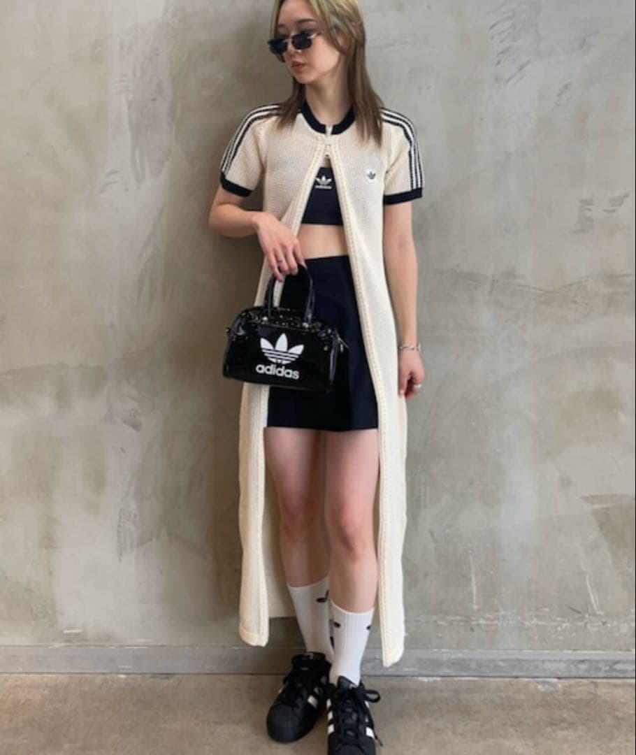 アディダス オリジナルス プレミアム クロシェ ロングワンピース M 韓国 新品