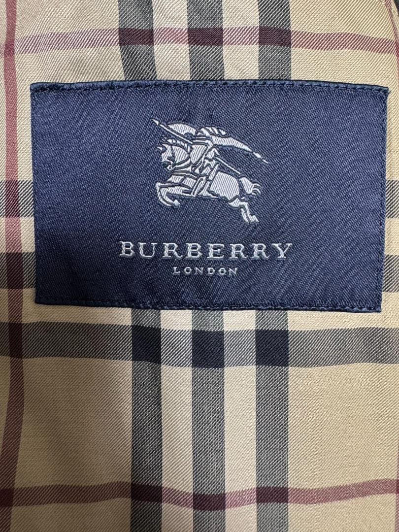 Burberry　バーバリーロンドン　ブラック　ステンカラーコート　ライナー付き
