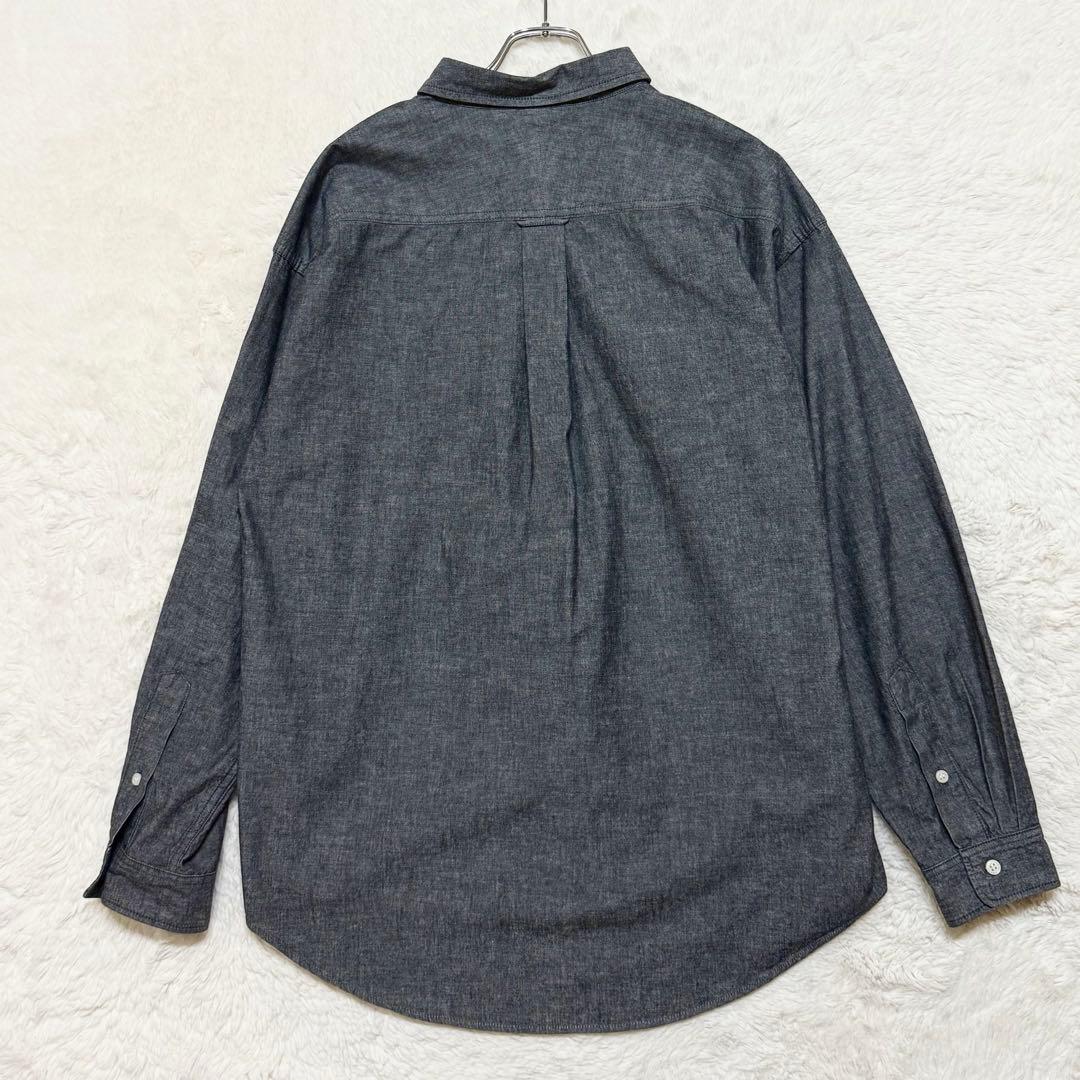 美品/ディセンダント×ロンハーマン 別注 製品染 ロゴ刺繍 シャツ 2