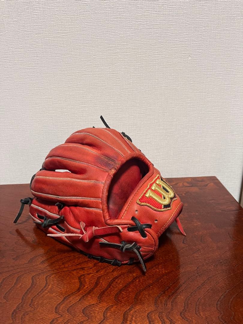 美品Wilson一般硬式内野手WBW101066 87型 ウィルソンスタッフ