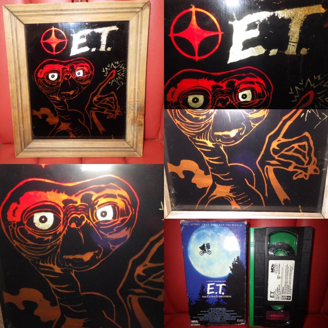 80’S★E.T.★壁掛け★4★ビンテージ★ポスター★アート★宇宙人★UFO