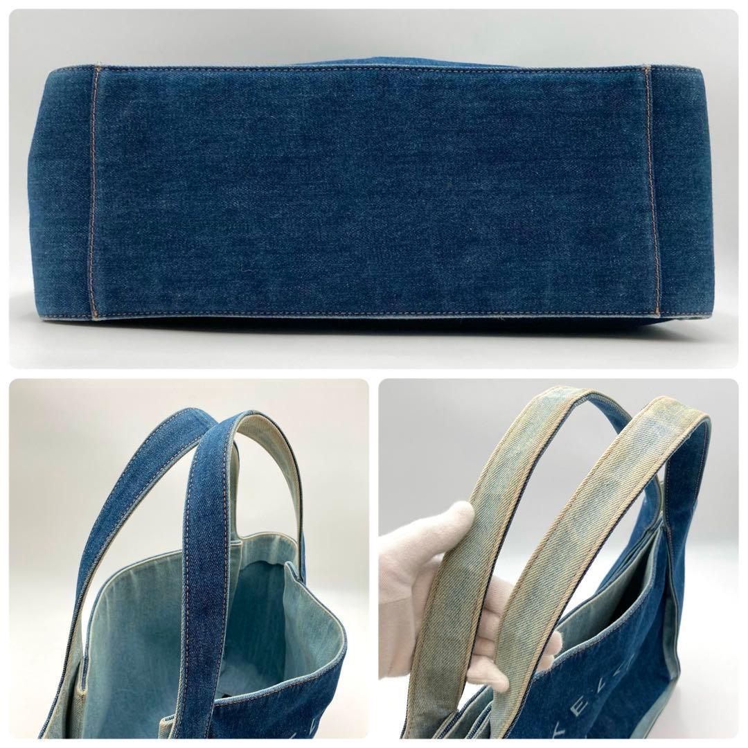 香菜ちゃん✨ ステラマッカートニー トートバッグ 青 デニム サークルロゴ