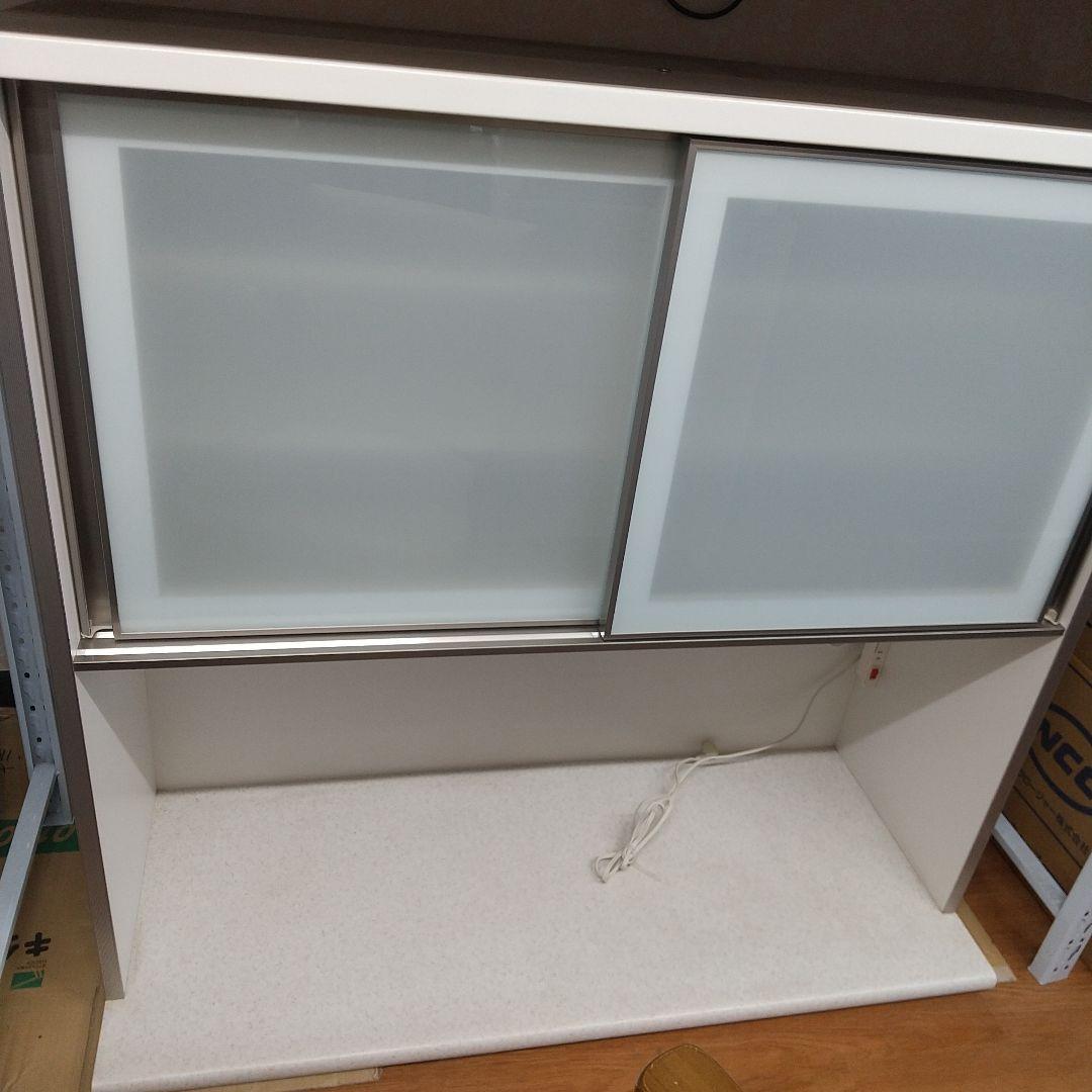 [送料込]美品　ニトリ アルミナ 120KB WH キッチンボード　引取歓迎！！
