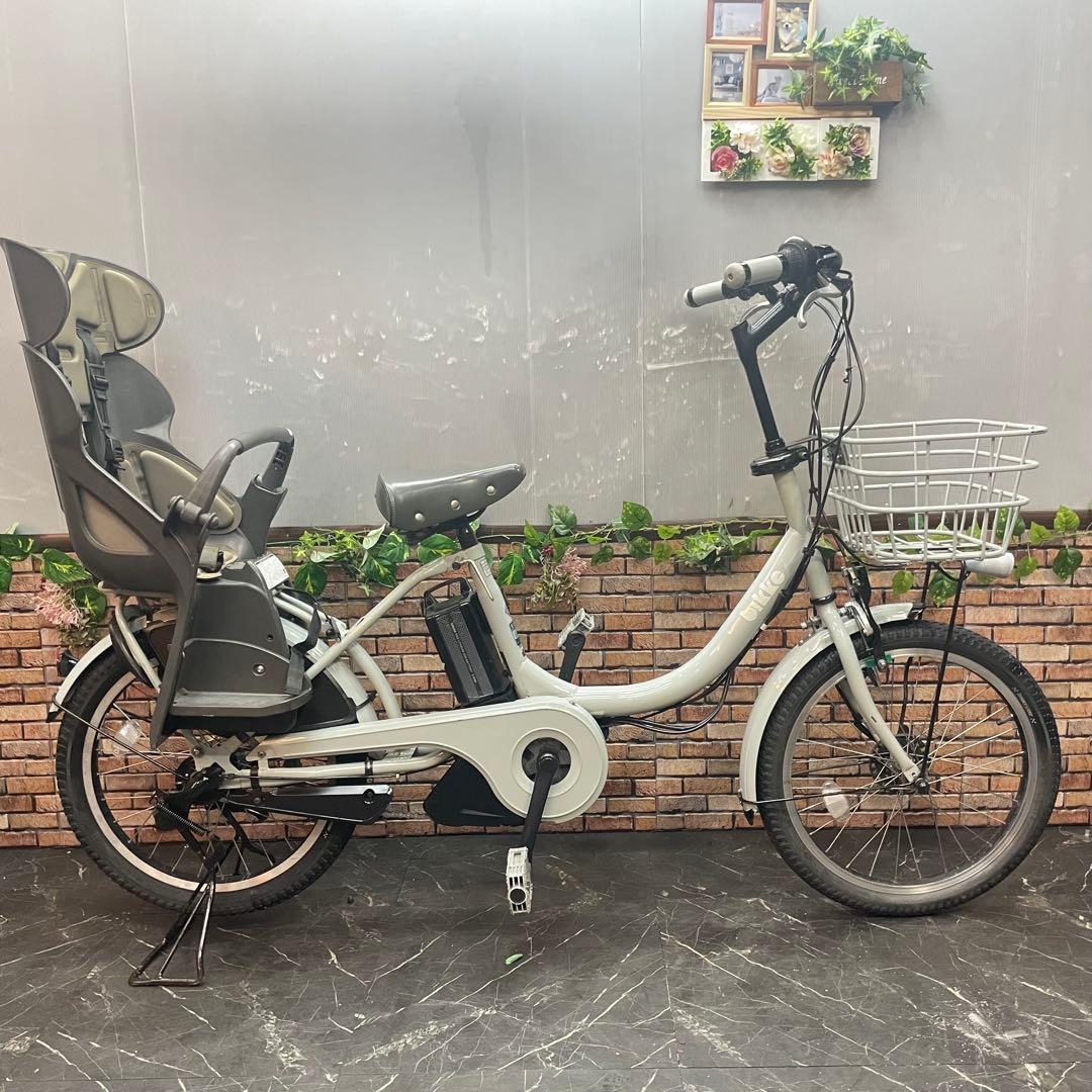 引き取り価格【79】電動自転車 ブリヂストン bikke ブルーグレー