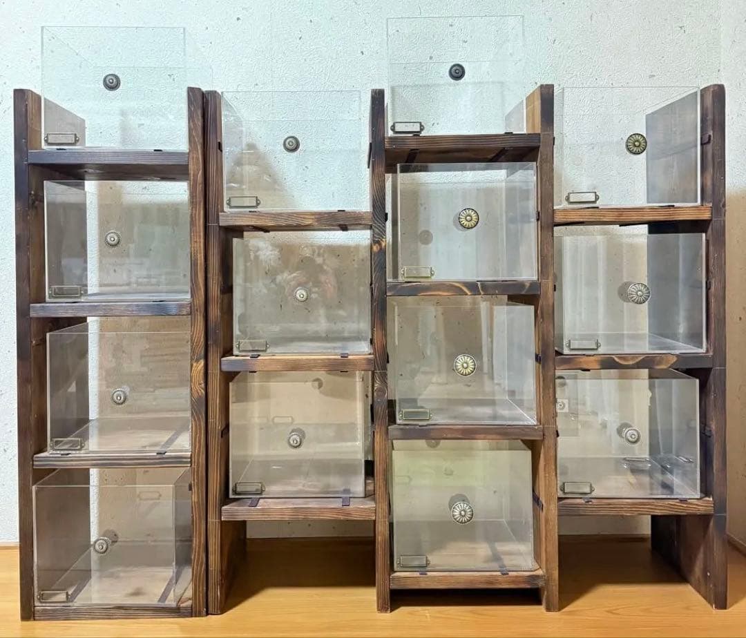 アクリルボックス ディスプレイ棚 オーダーメイド品 飾り棚