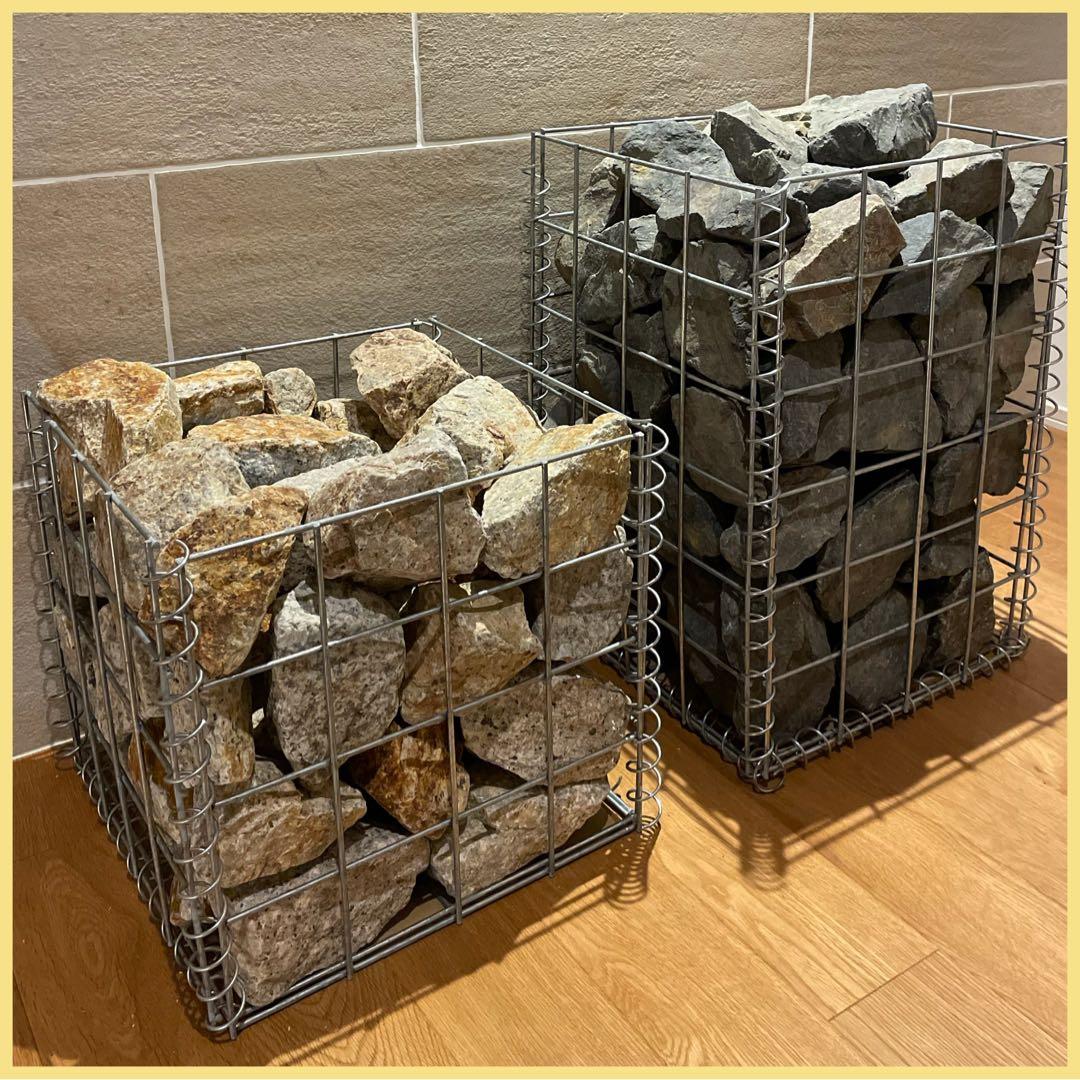 ガビオン　★送料無料★ 蛇籠　ストーンボックス　ふとん箱　ロックガーデン