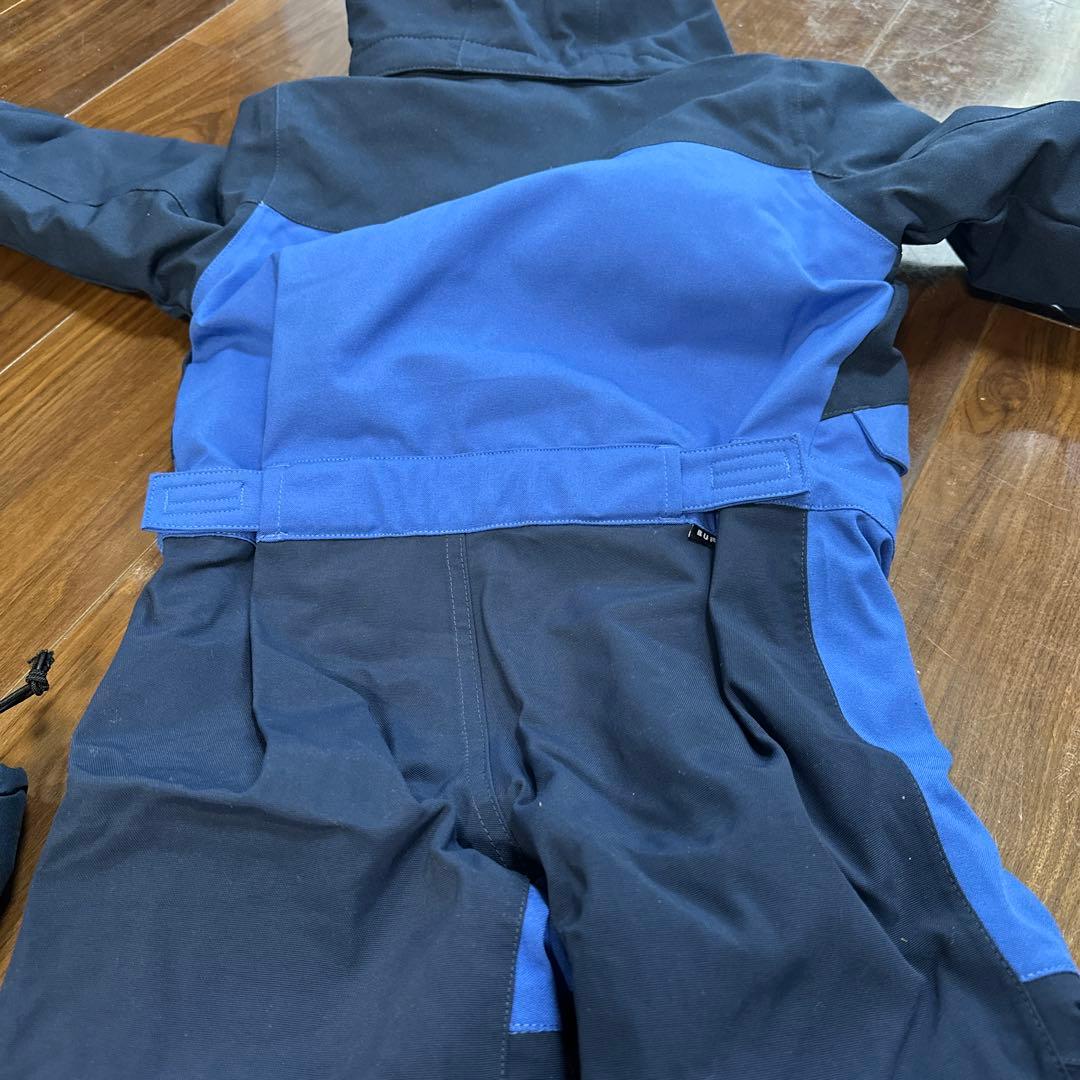 BURTON 子供用スキーウェア 4T ネイビー/ブルー 手袋セットキッズつなぎ