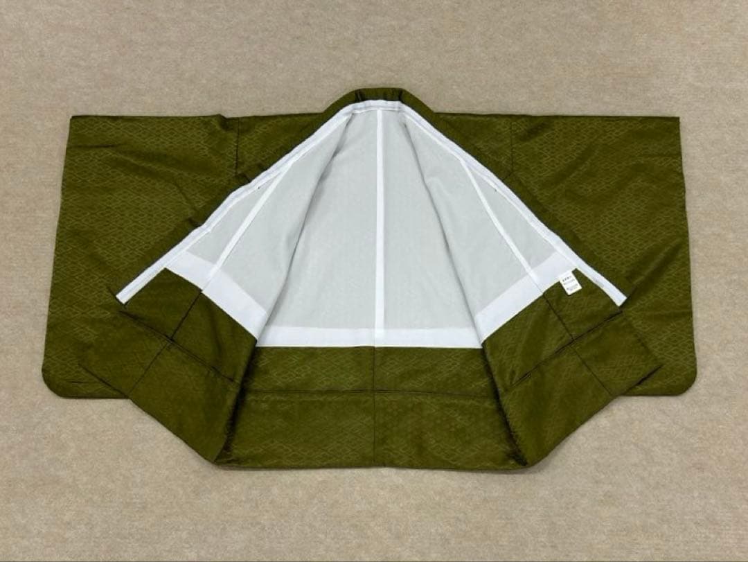 5才　七五三　着物セット　緑兜