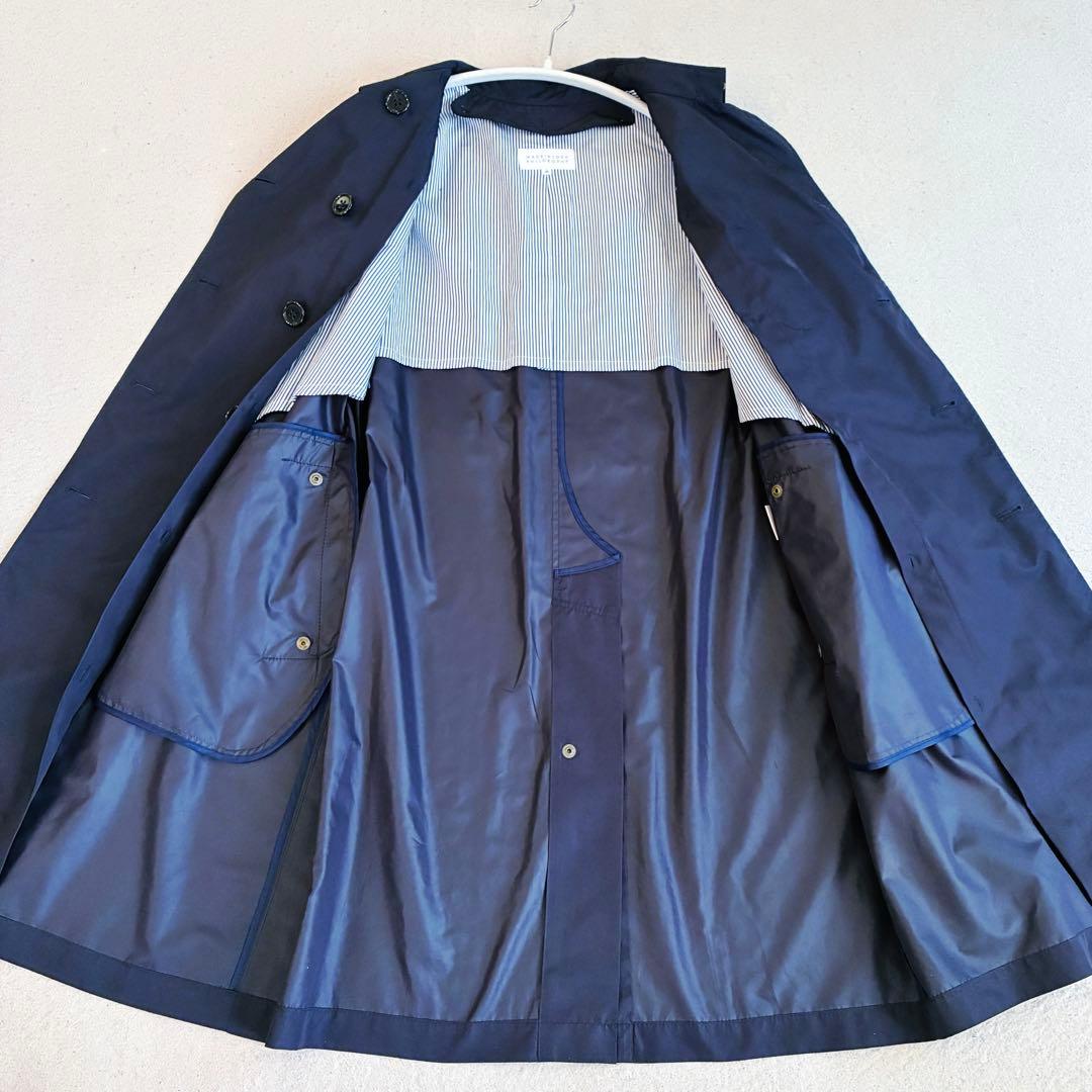 【美品　大きいサイズ】マッキントッシュ　トレンチコート　ネイビー　ライナー