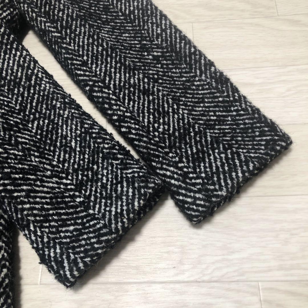 ハーリップトゥ　Herringbone WoolBlend Chesterコート