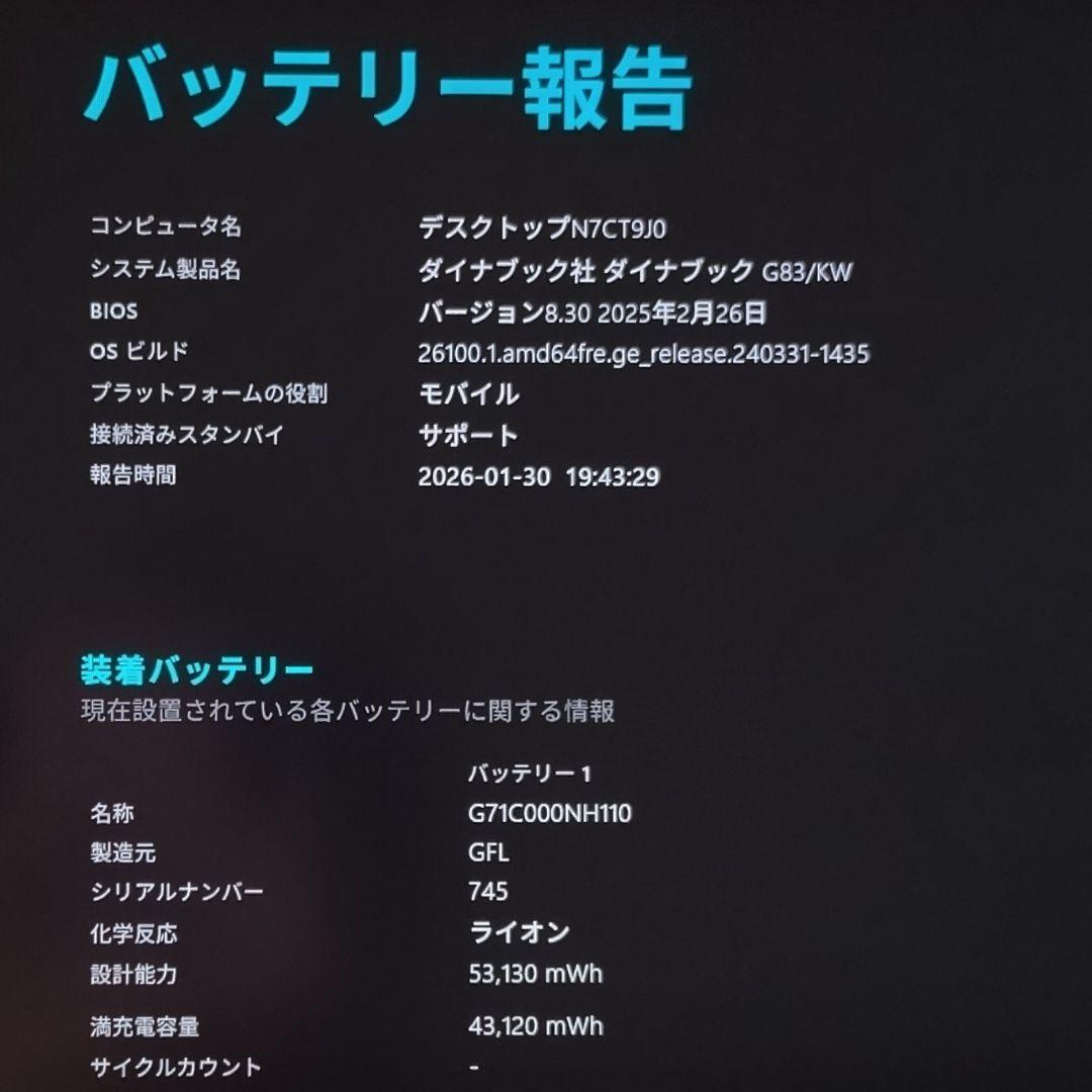 G83KW/12世代i5/SSD 256GB/16GB/FHD/13.3型