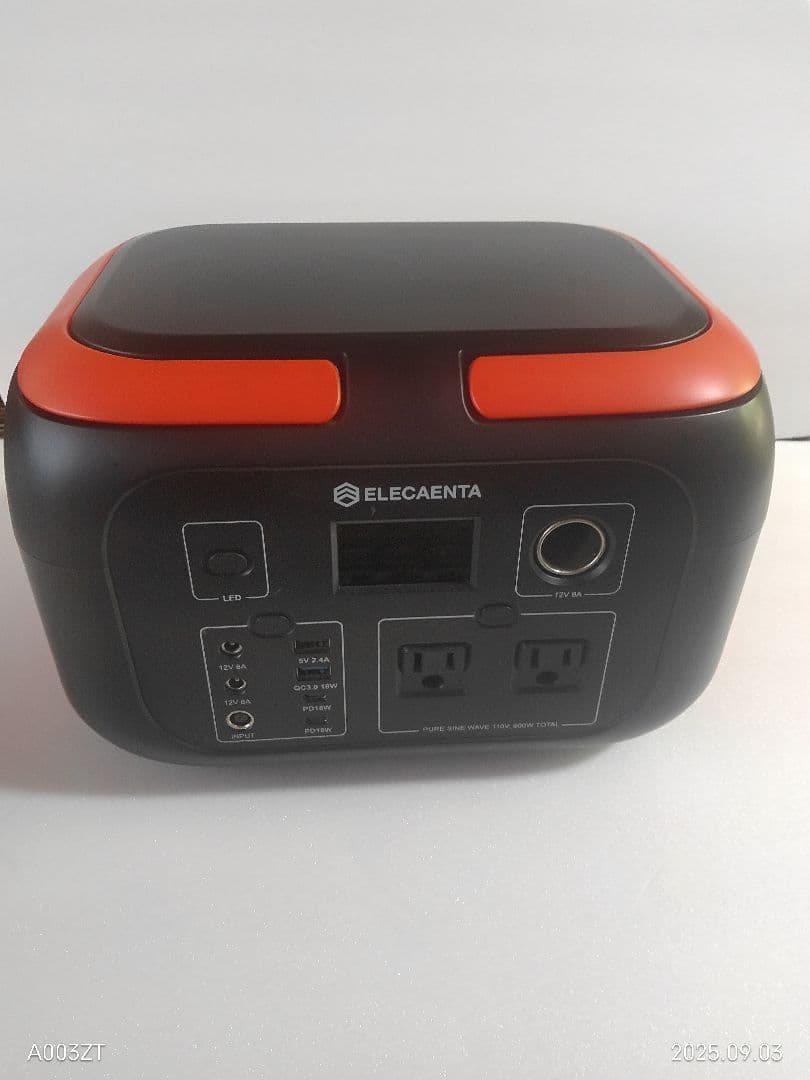 ジャクリーポータブル電源 ブラック/オレンジ