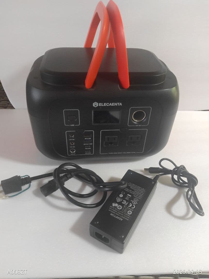 ジャクリーポータブル電源 ブラック/オレンジ