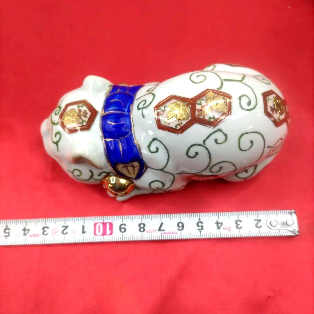 【猫づくし】招き猫　眠り猫　陶器　置物　開運　7体セット