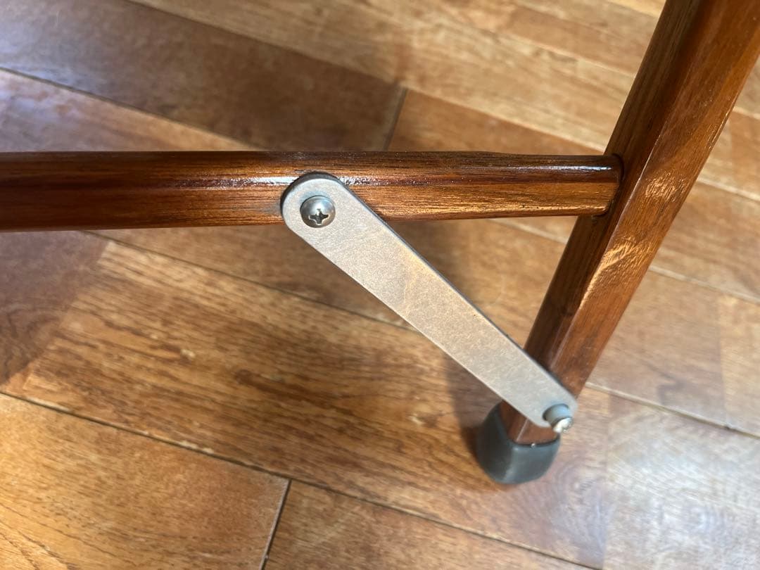 最終値下！カーミットチェアウォールナット　ベージュ　新品シート付き