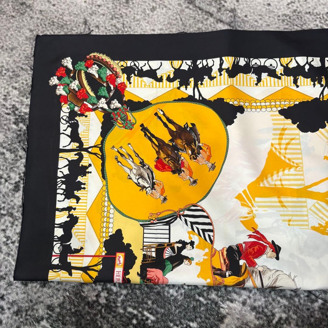 エルメス HERMES カレ90 セビリアの休日 スカーフ