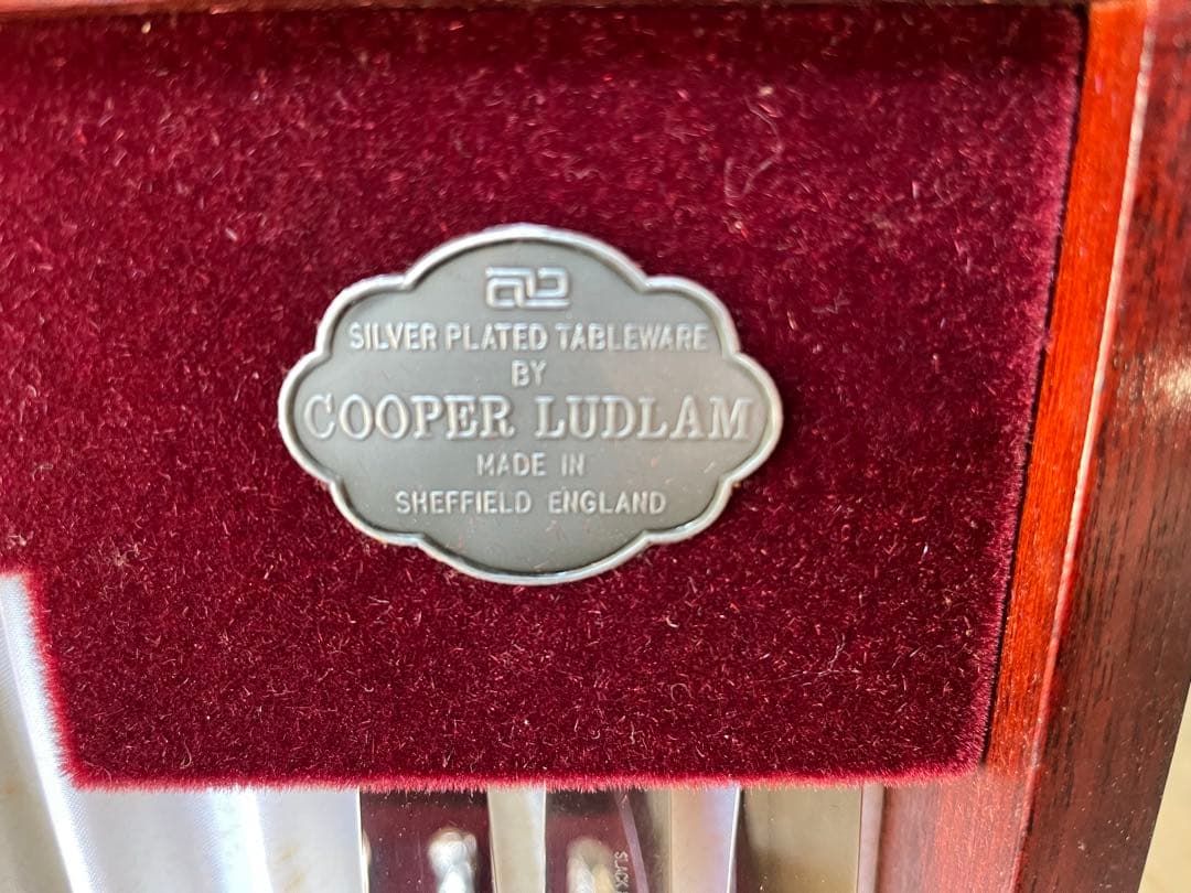 COOPER LUDLAM 銀メッキ　カトラリーセット　45本