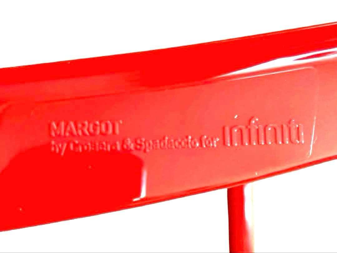 【希少】イタリア製 infiniti マルゴットチェアレッドFrancfranc