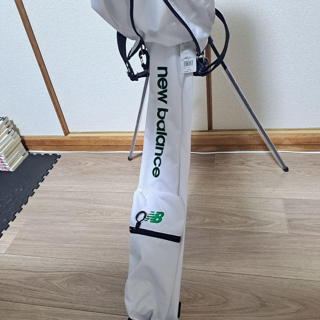 【美品・新品】new balance キャディバッグ ホワイト