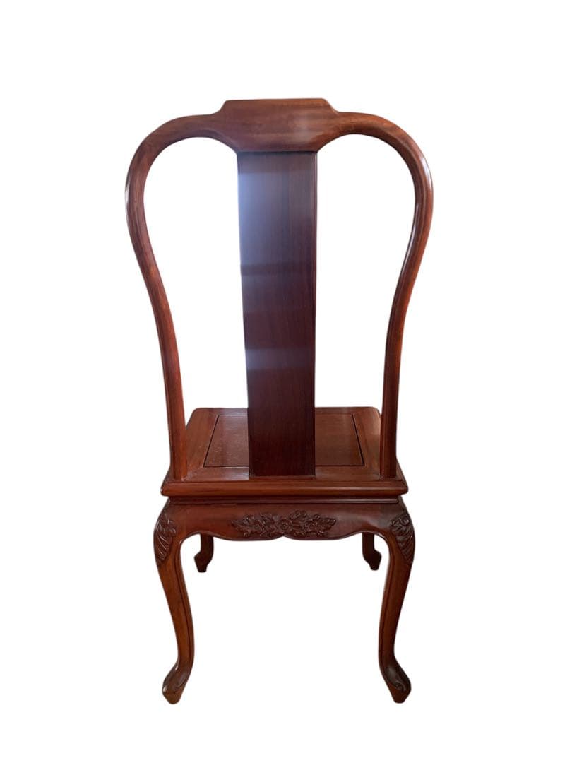 花梨材　椅子　猫脚　1脚