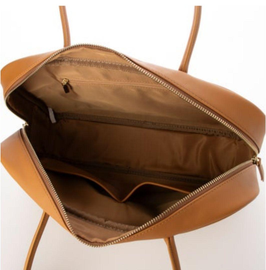 東京百花　本革ボストンバッグ　Kaniya