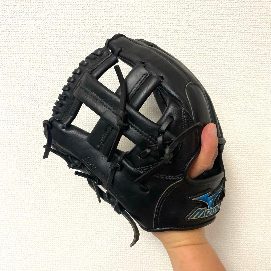 487 ミズノ ビューリーグ 型抜群 極美品 硬式 内野手用グローブ 左投げ