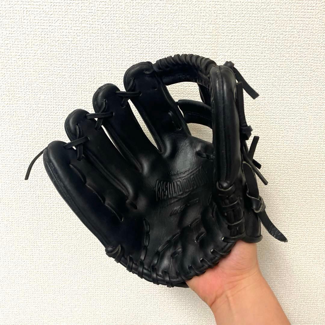 487 ミズノ ビューリーグ 型抜群 極美品 硬式 内野手用グローブ 左投げ